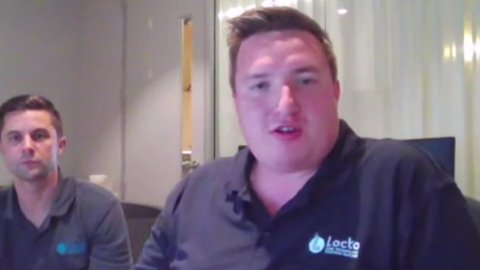 Phil and Toby from Locto on the recorded testimonial