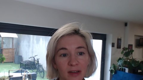 C&eacute;cile from Deep IT on the recorded testimonial